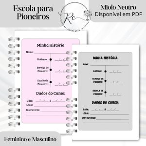 ARQUIVO DIGITAL MIOLO CADERNO ESCOLA PARA PIONEIROS - MASCULINO E FEMININO