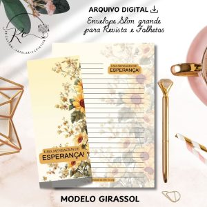 ARQUIVO DIGITAL ENVELOPE SLIM GRANDE (PARA FOLHETOS E REVISTAS) Uma mensagem de Esperança!