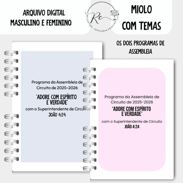 ARQUIVO DIGITAL MIOLO NEUTRO ASSEMBLEIA DE CIRCUITO 2025-2026 - MASCULINO E FEMININO - COM TEMAS - Imagem 2