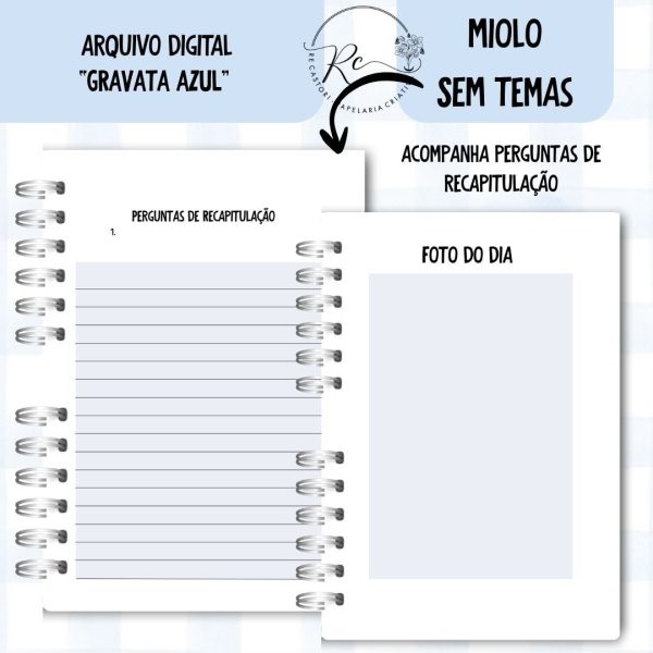 KIT DIGITAL CADERNO + MIOLO ASSEMBLEIA DE CIRCUITO 2025-2026 - GRAVATA AZUL - SEM TEMAS - Imagem 7
