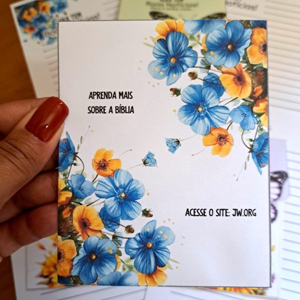 KIT DIGITAL DE ENVELOPE FLORAL COM BORBOLETA VAZADA - AQUI TEM BOAS NOTÍCIAS - Imagem 13