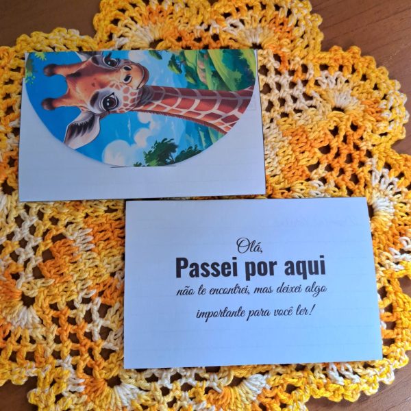 KIT DIGITAL ENVELOPE CARTA (PASSEI POR AQUÍ) COLEÇÃO ANIMAIS - Imagem 4
