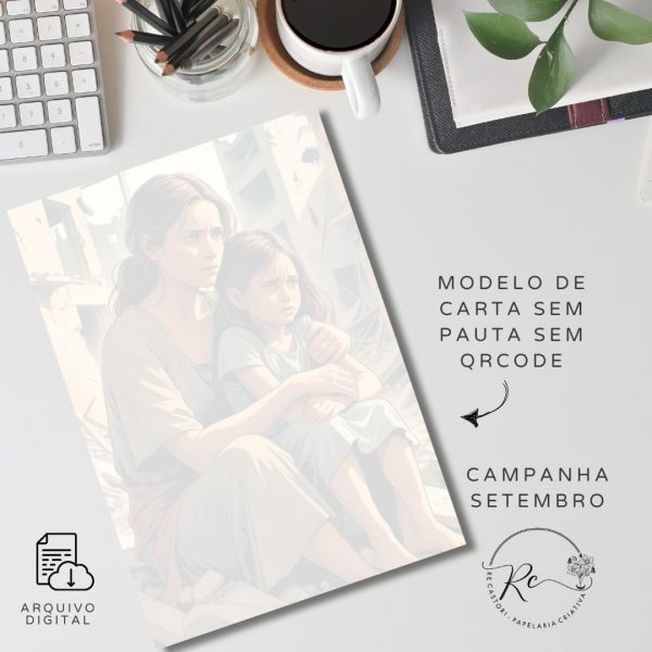 KIT DIGITAL ENVELOPE SLIM + CARTA A4  - FIM DAS GUERRAS - CAMPANHA SETEMBRO 2025 - Imagem 6