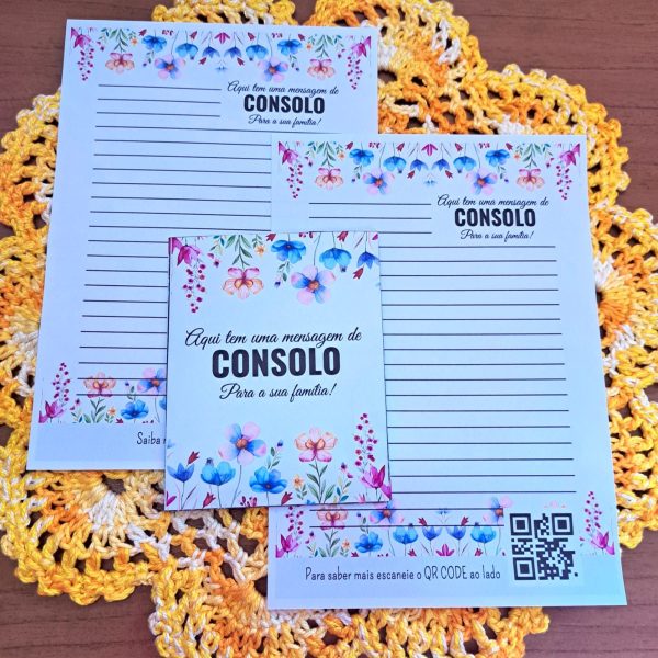 KIT DIGITAL DE ENVELOPES COM BOLSO E FECHO E CARTAS A4 - COM E SEM QRCODE - TEMA UMA MENSAGEM DE CONSOLO ESPERANÇA - Imagem 2