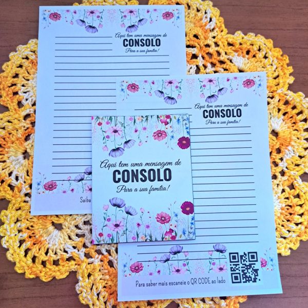 KIT DIGITAL DE ENVELOPES COM BOLSO E FECHO E CARTAS A4 - COM E SEM QRCODE - TEMA UMA MENSAGEM DE CONSOLO ESPERANÇA - Imagem 4
